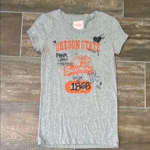 PINK Victoria's Secret Oregon Beavers Collegiate Short Sleeve Tee